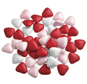 Dwerghartjes / Coeurs Nains Mix Rood/Wit/Roze