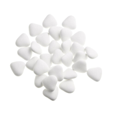 Dwerghartjes / Coeurs Nains Wit Parelmoer