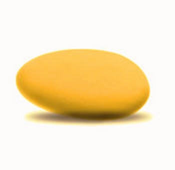 Suikerbonen / Dragees Kanariegeel Mat