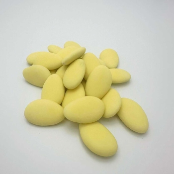 Suikerbonen / Dragees Lichtgeel Mat