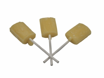 Tubo Mini Lolly Geel (25 stuks)