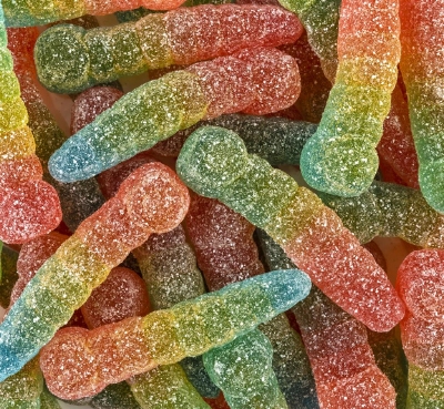 Haribo Rainbow Worms Sour - 1 kg
