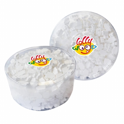 Lollywood Dextrose Wolken Wit Citroen in Tubo - 850 Gram