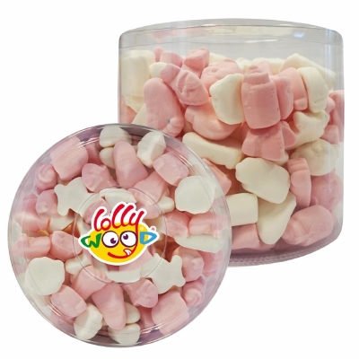 Lollywood Foam Baby Mix Roze-Wit - 800 Gram