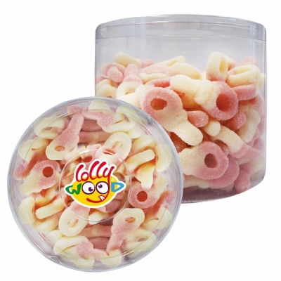 Lollywood Gesuikerde Tutters Roze-Wit - 1,2 kg