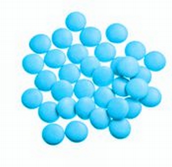 Confetti Turqois gelakt / Lentilles