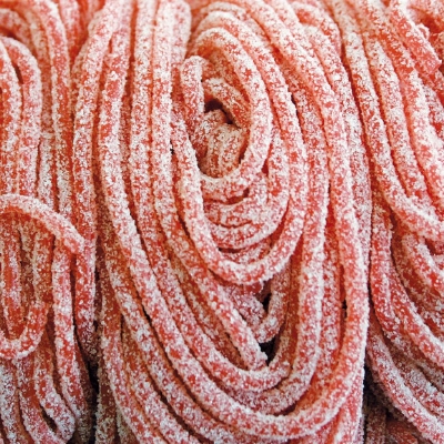 Lollywood Zure Aardbeinestels - 1 kg