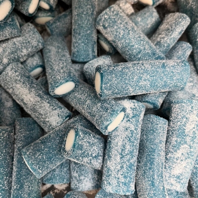 Lollywood Zure Blauwe Framboosstaafjes XL - 1 kg