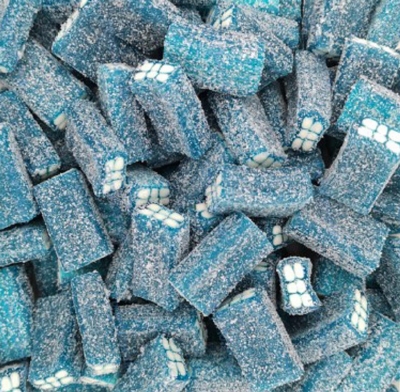 Lollywood Zure Framboos Bricks - 1 kg