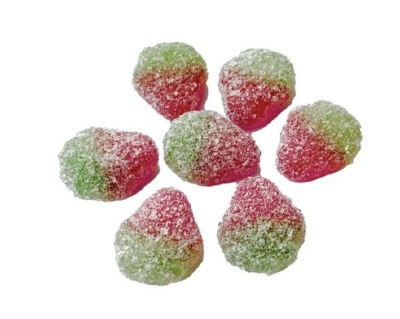 Jelly Stick Zure Mini Aardbeien - 1 kg